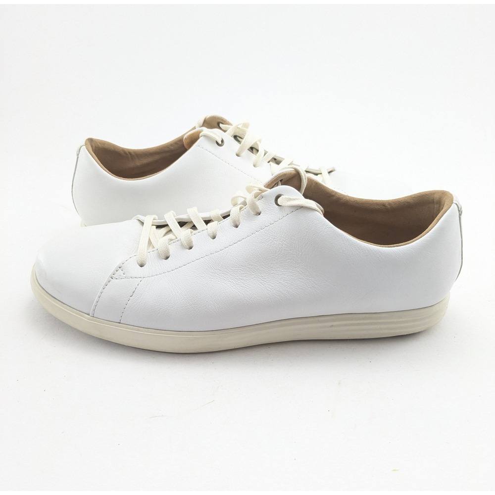 Mens Cole Haan Grand OS Cross Court II White Leather Shoes C26515 Size 13